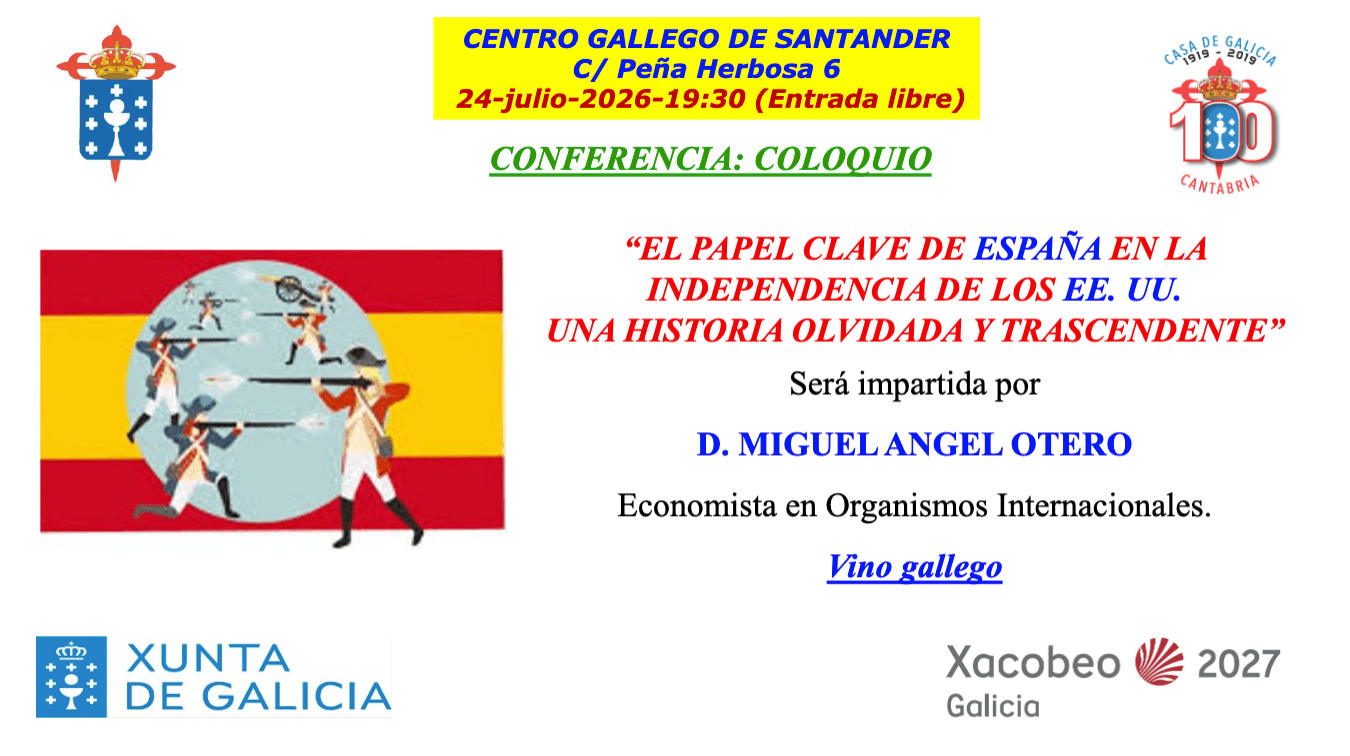 Conferencia-coloquio: El papel de España en la independencia de los E.E.U.U. Una historia olvidada y trascendente