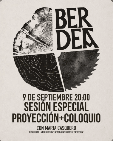 Proyección de 'Berdea' y coloquio con su co-guionista y productora