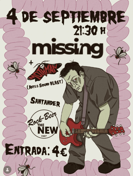 Concierto de las bandas Missing y Mothman
