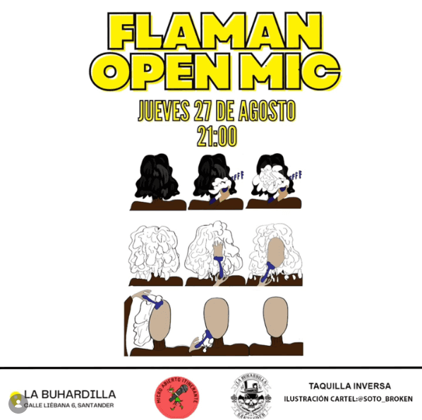 Flaman Open Mic. Club de comedia
