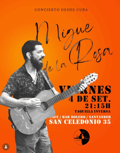 Concierto de Migue de la Rosa