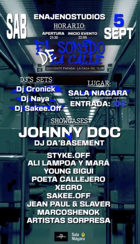 El Sonido de la Calle. Showcases de Johnny Doc y Dj Da'basement