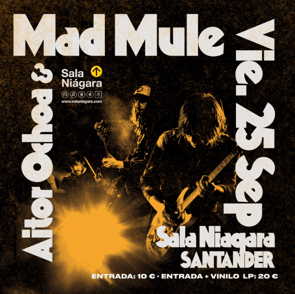 Aitor Ochoa & The Mad Mule presentan en directo 'Off the grid'