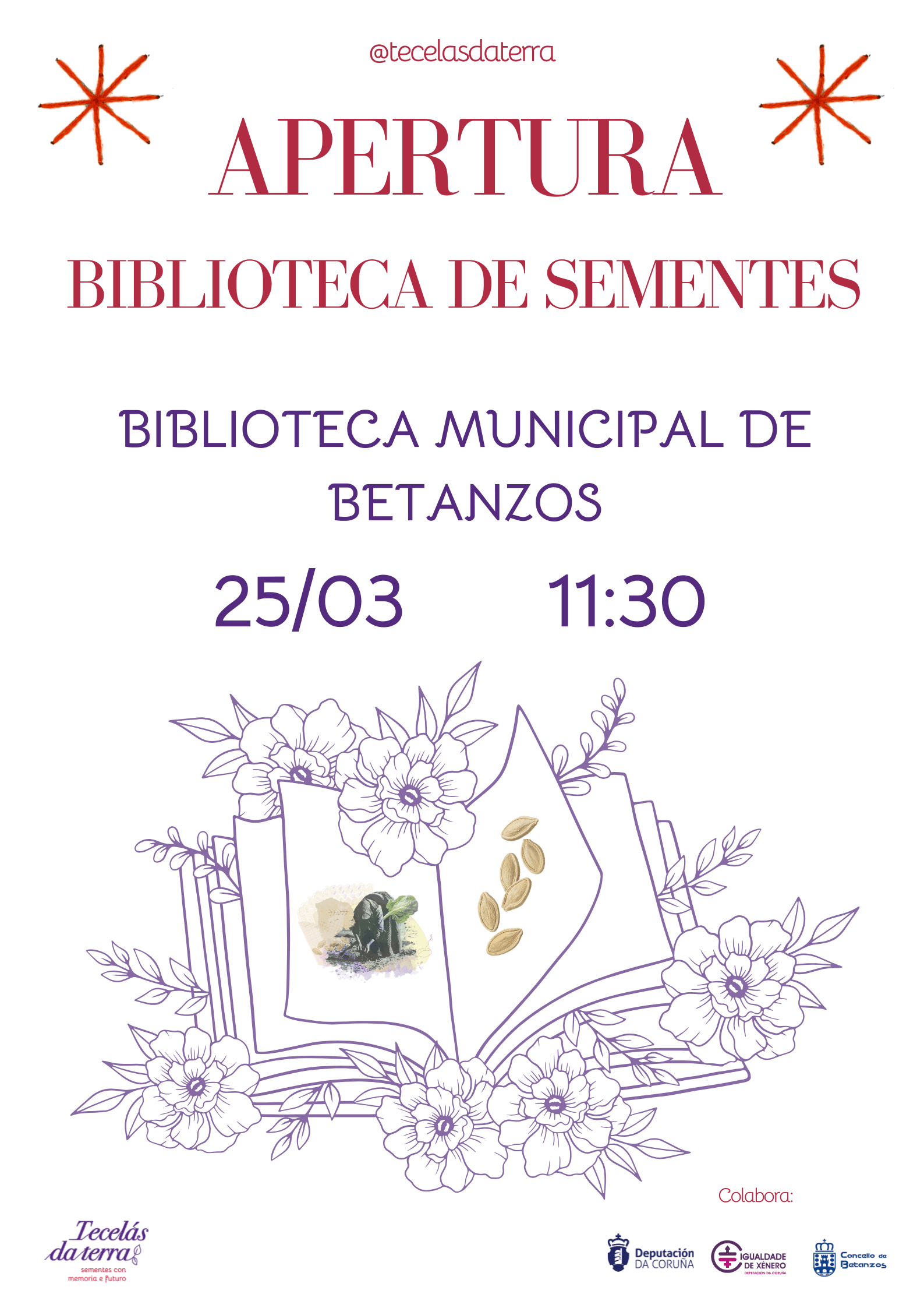 Inauguraci贸n da Biblioteca de Sementes