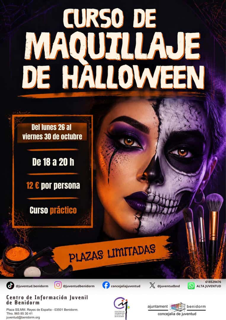 Curso de Maquillaje de Halloween