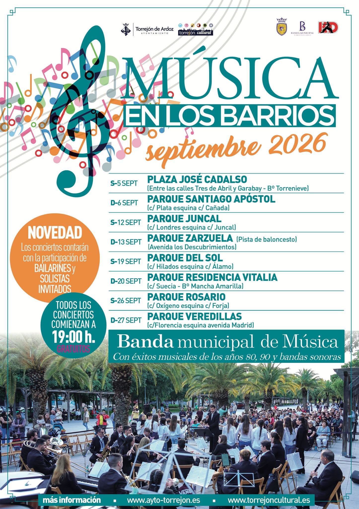 Música en los Barrios: Banda Municipal de Música del Ayuntamiento de Torrejón de Ardoz