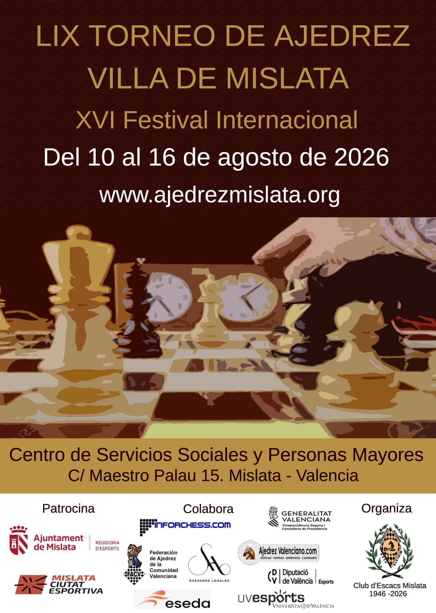 LIX Torneo de Ajedrez Villa de Mislata - XVI Festival Internacional