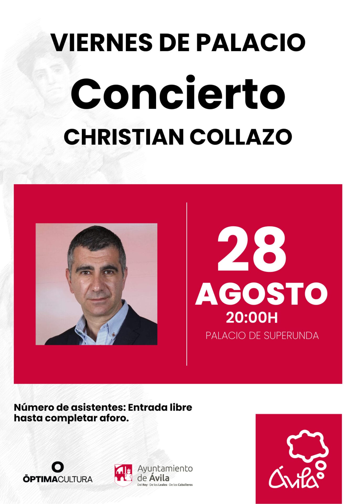 Viernes de Palacio: Concierto Christian Collazo