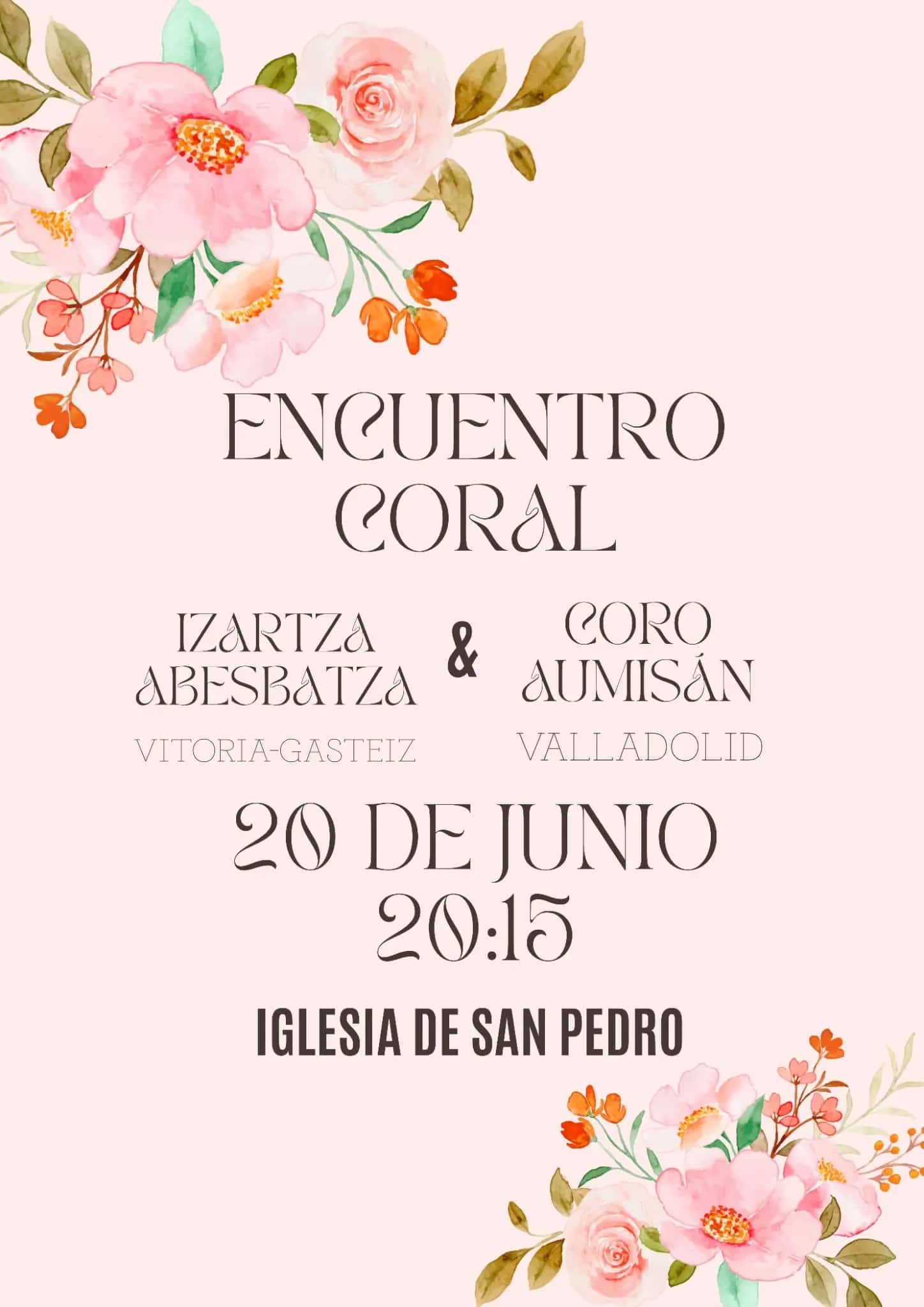 Encuentro coral: IZARTZA Abesbatza y Coro AUMISAN