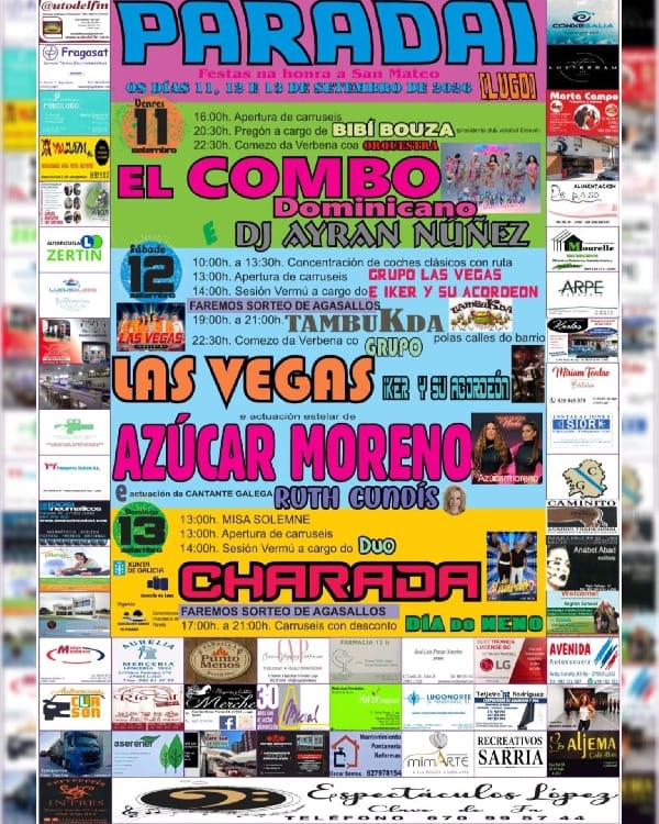 Fiestas de Paradai 2026