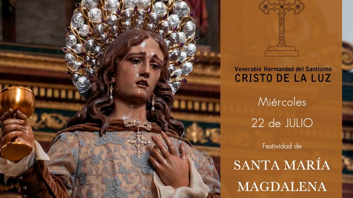 Solemne Función religiosa en la festividad de Santa María Magdalena