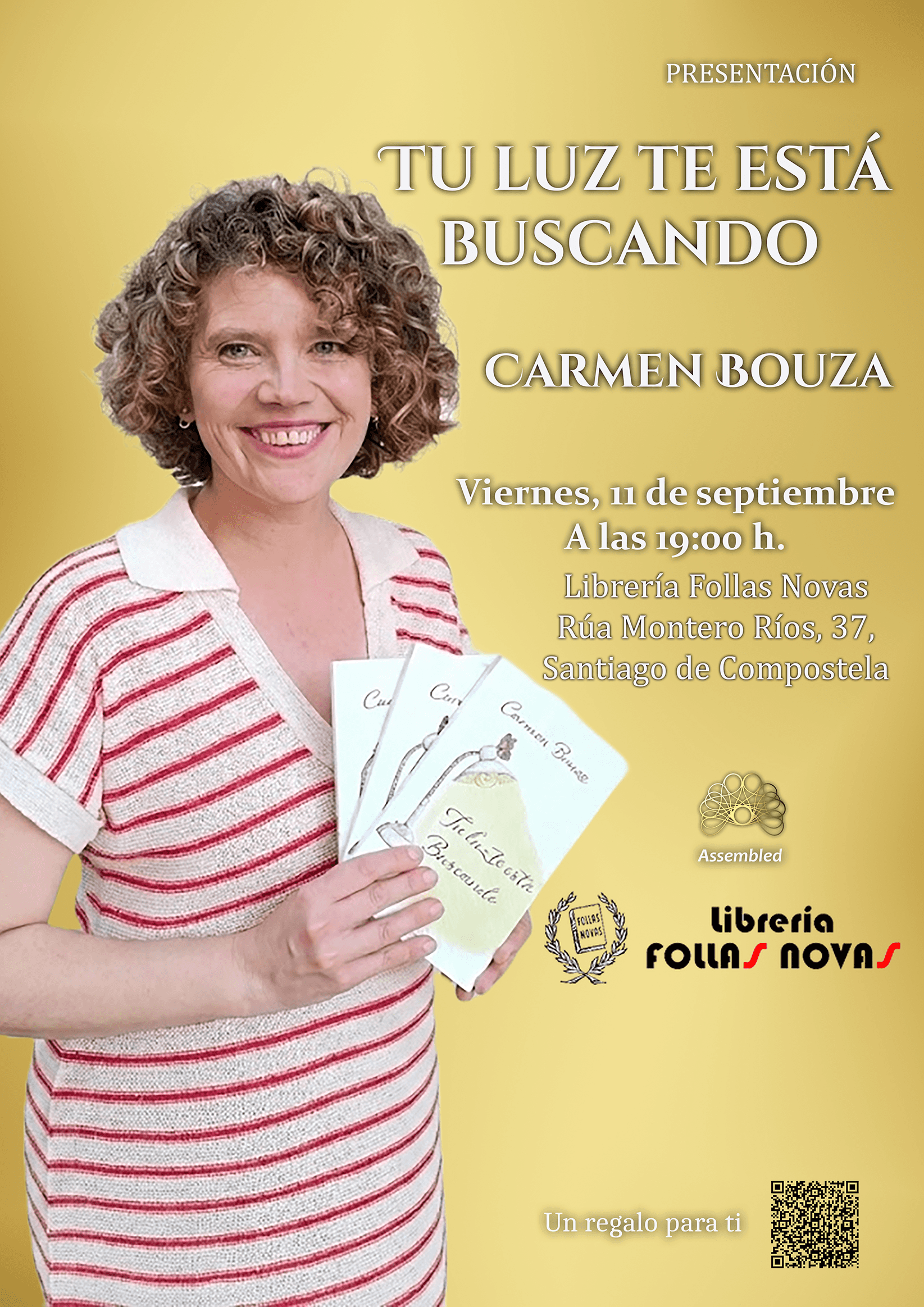 Presentación del libro 'Tu luz te está buscando' de Carmen Bouza Rey