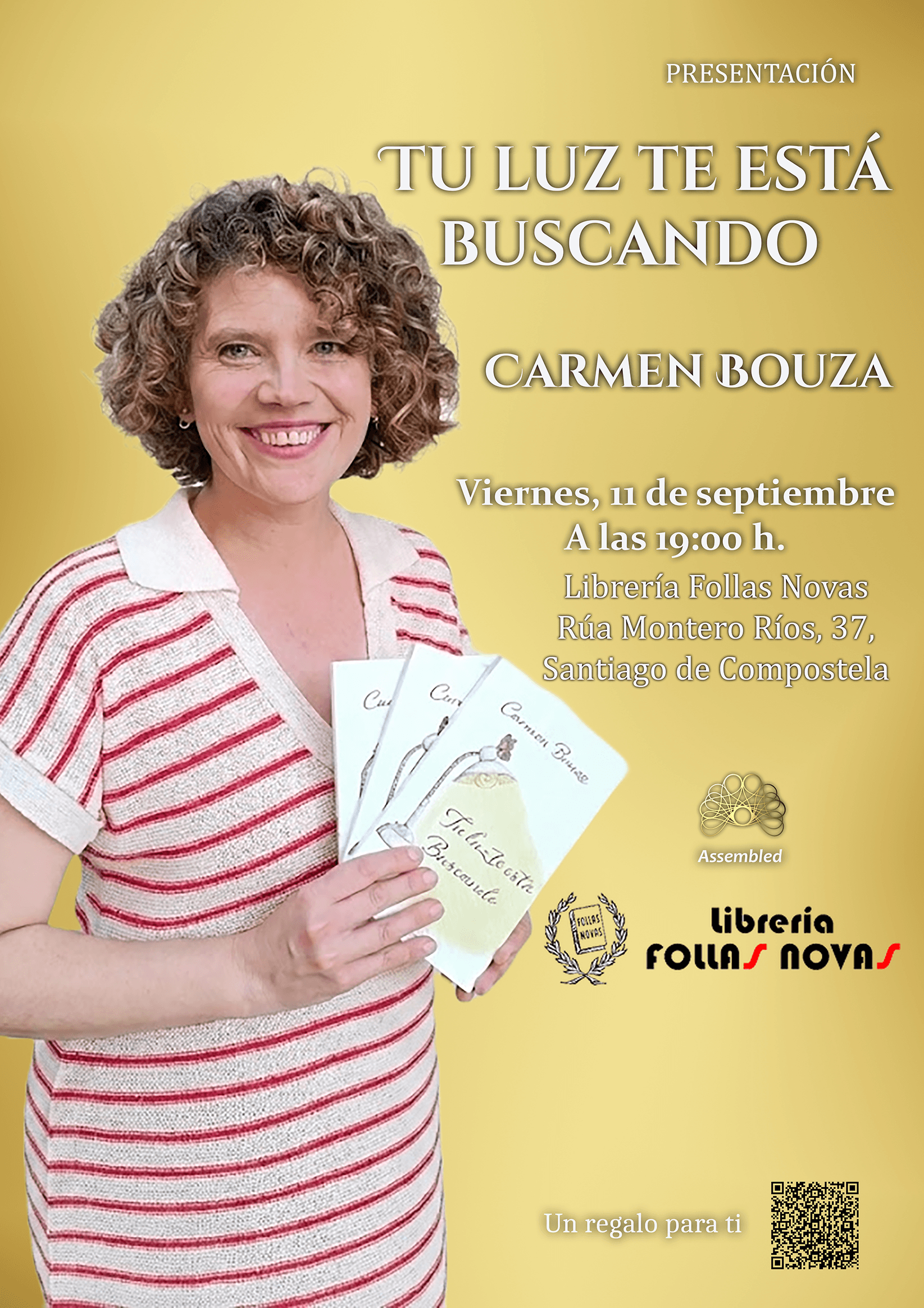 Presentación del libro 'Tu luz te está buscando' de Carmen Bouza Rey