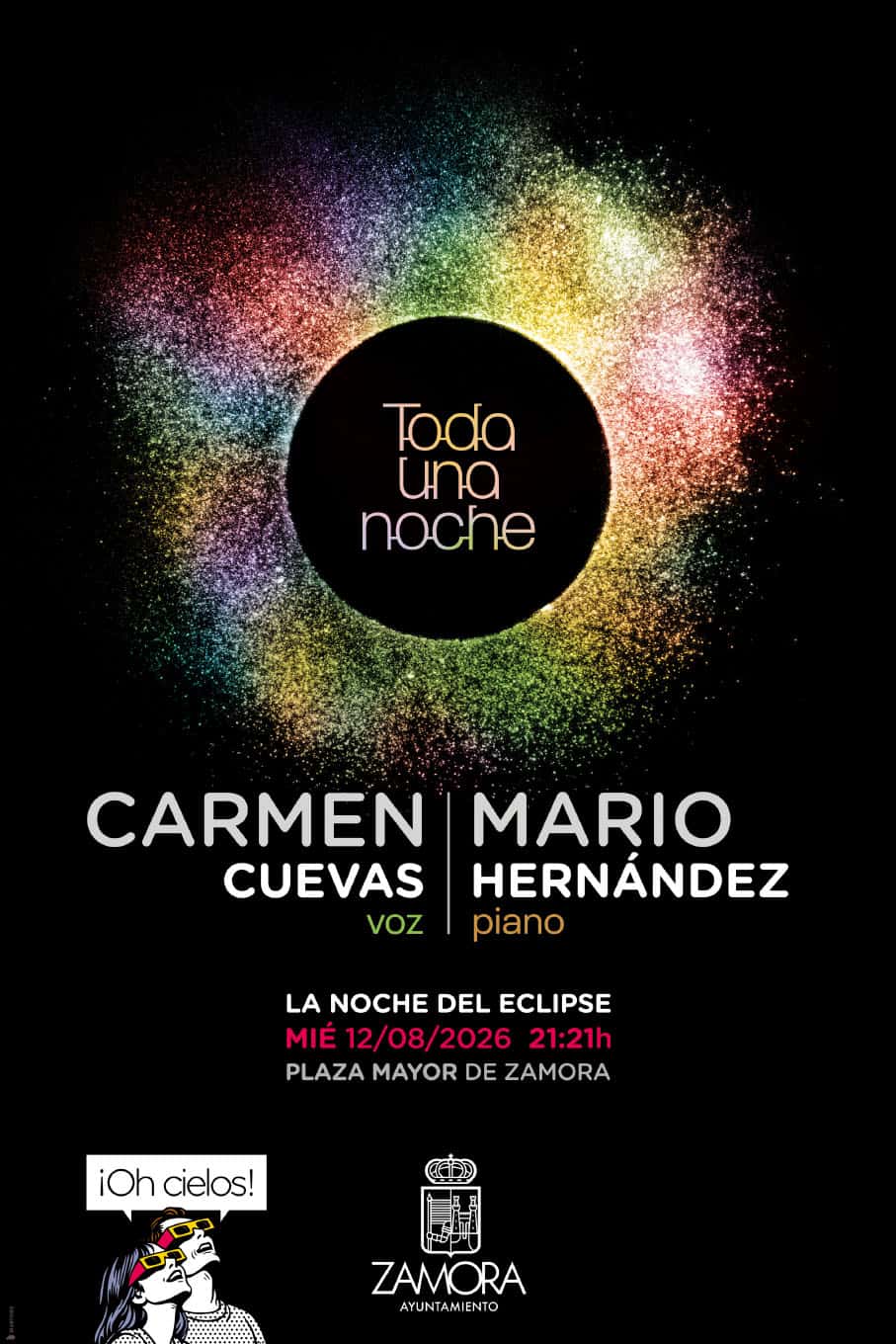 Concierto de post-eclipse con Carmen Cuevas y Mario Hernández