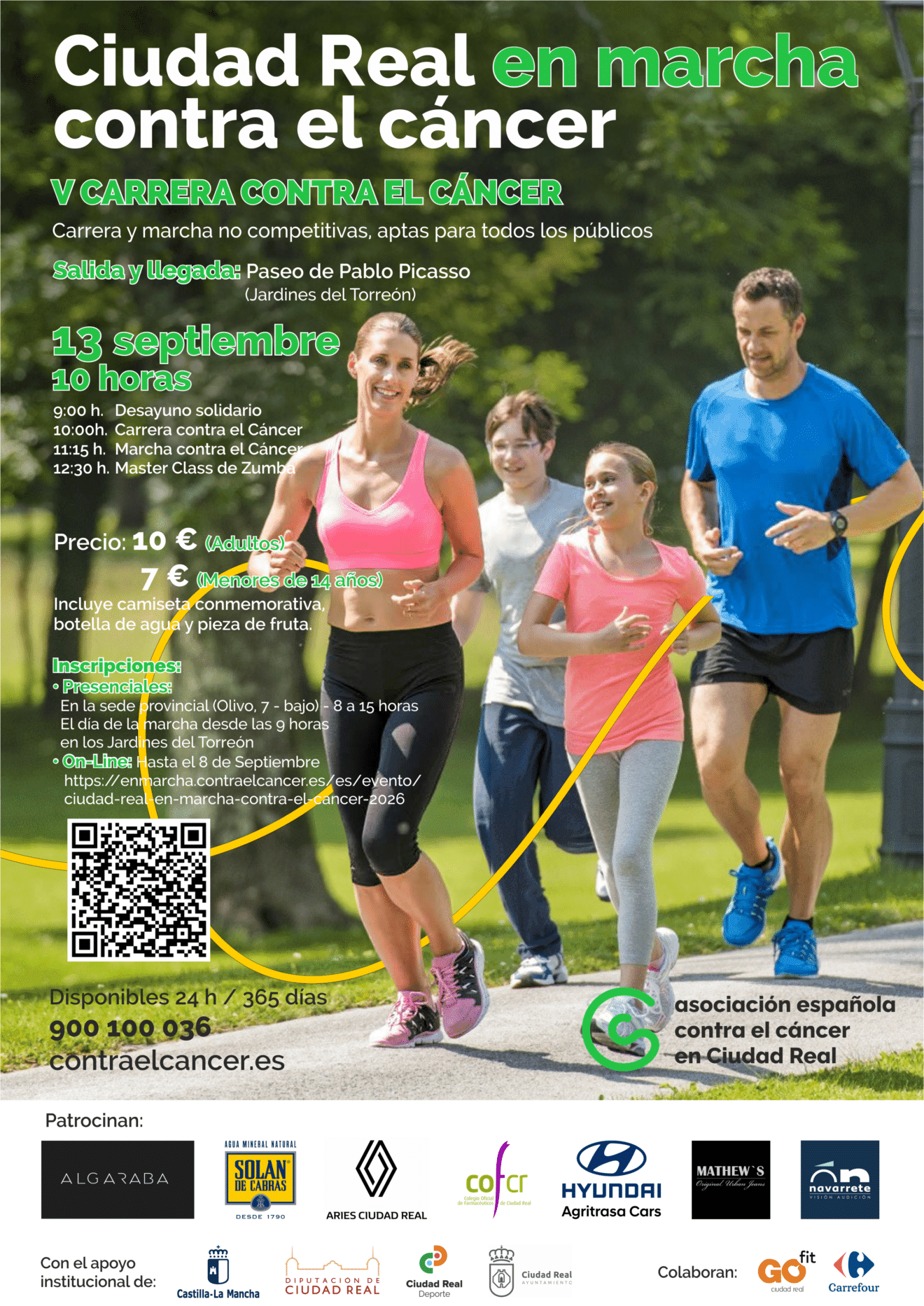 Carrera/Marcha contra el Cáncer de la AECC en Ciudad Real