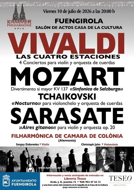 Concierto: Música Clásica - Kammer Philharmonie Köln