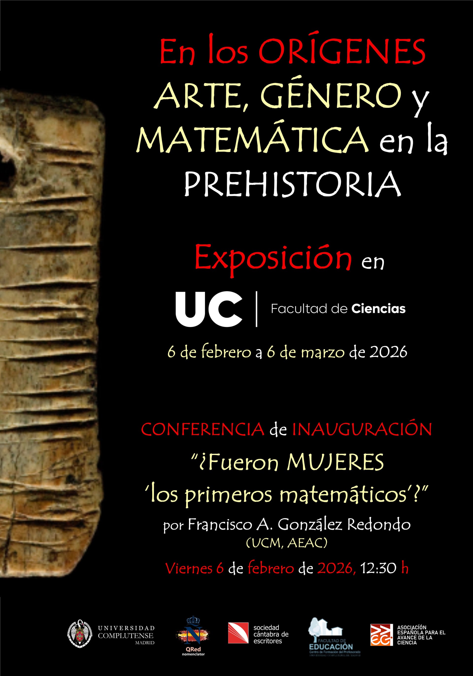 ¿Fueron mujeres ‘los primeros matemáticos’?. Conferencia inaugural de la exposición 'En los orígenes. Arte, Género y Matemática en la Prehistoria'