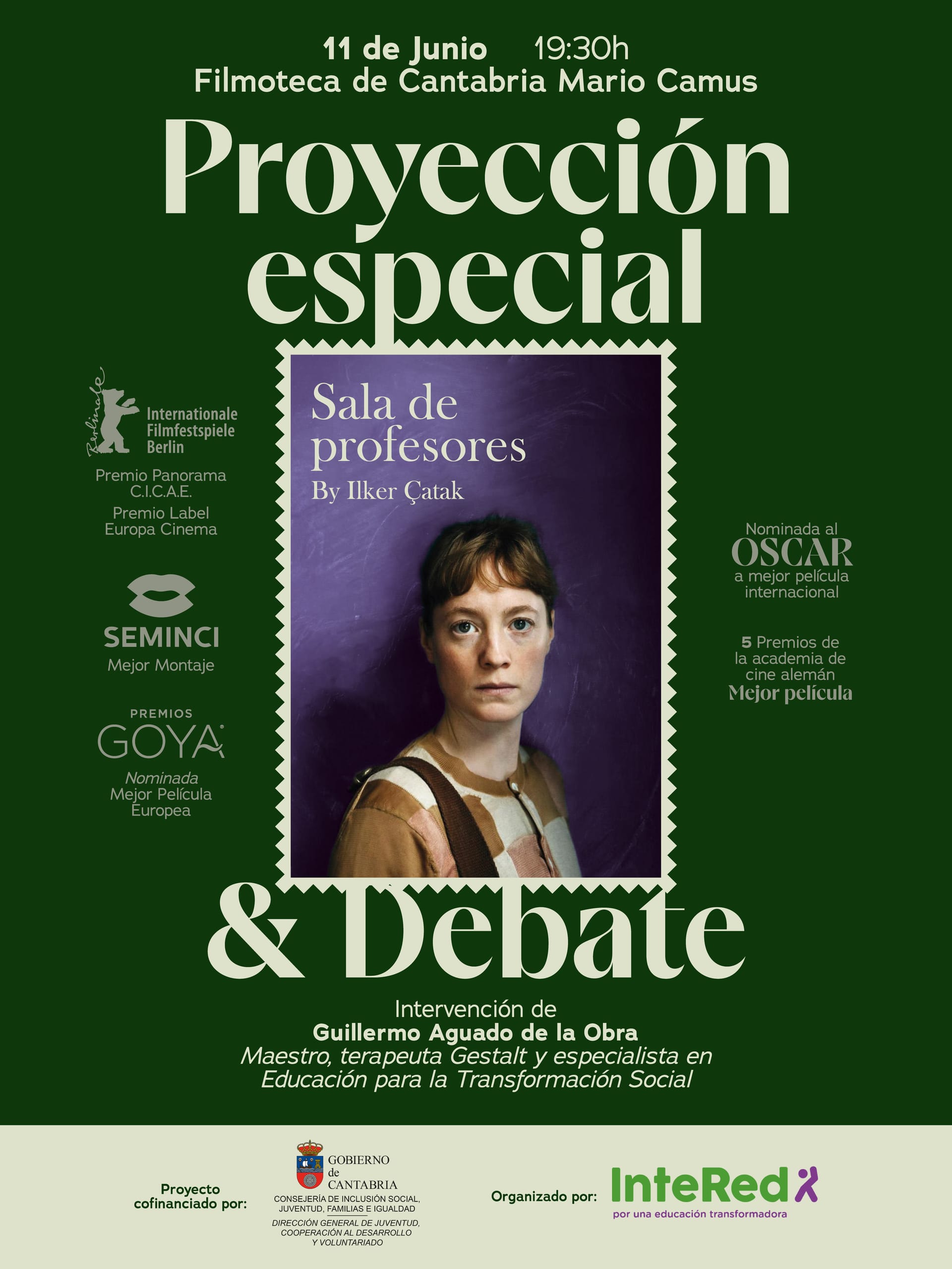 Proyecci贸n y debate de la pel铆cula Sala de Profesores
