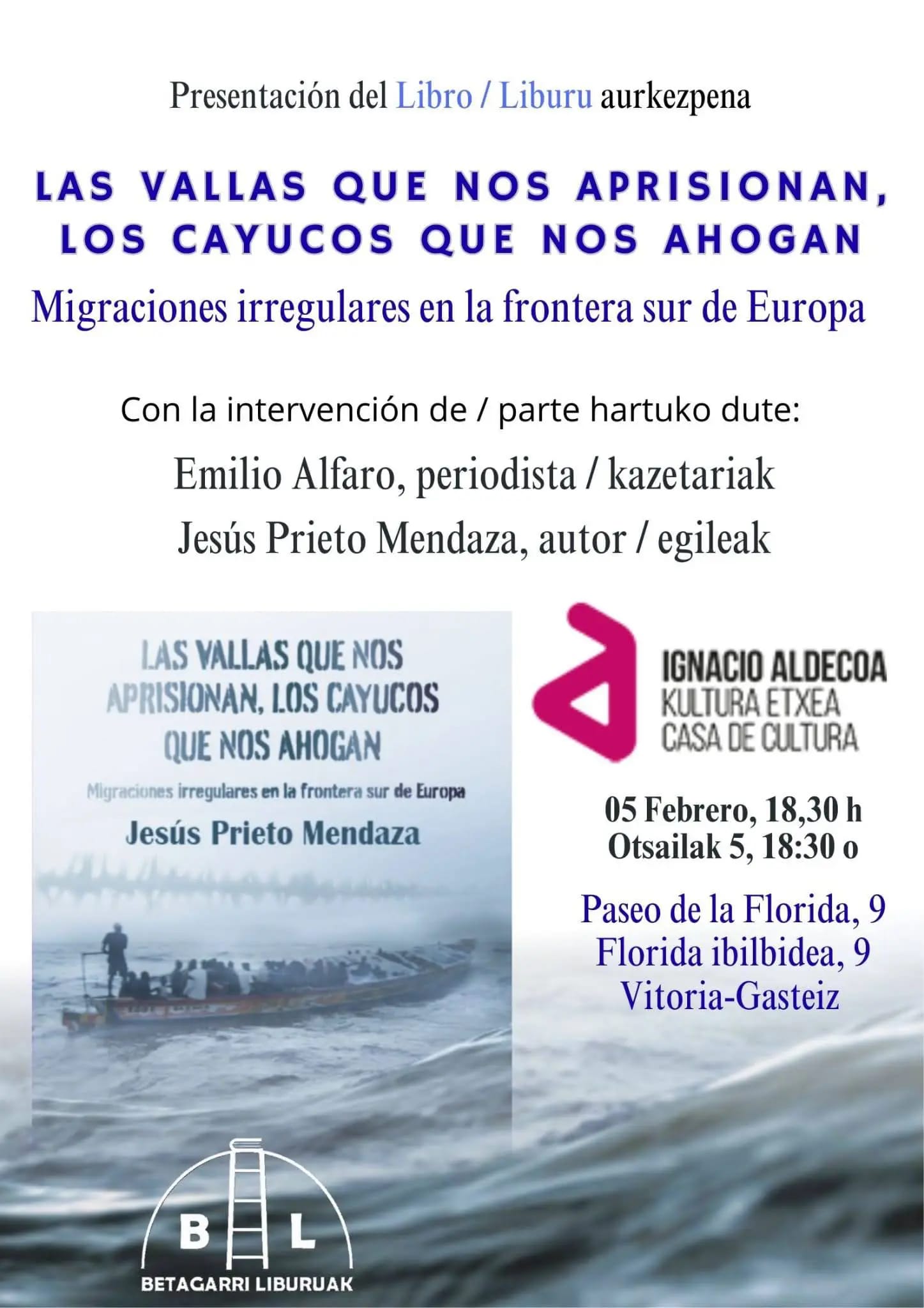 Presentaci贸n del libro 'Vallas que nos aprisionan, los cayucos que nos ahogan'