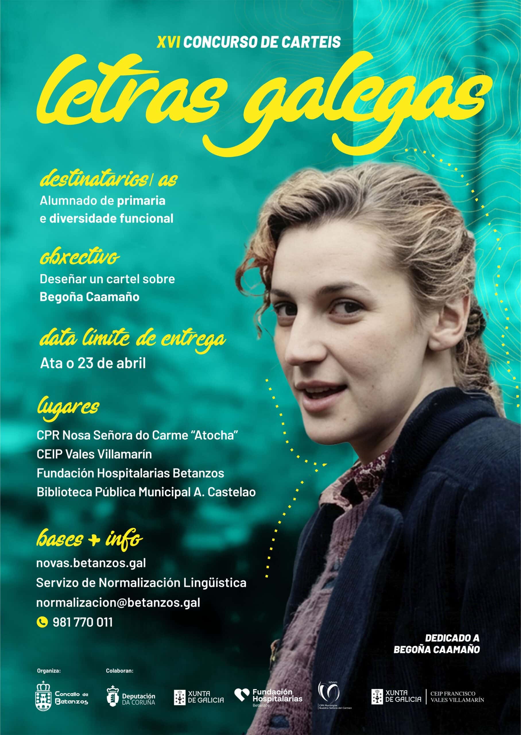 XVI Concurso de carteis das Letras Galegas