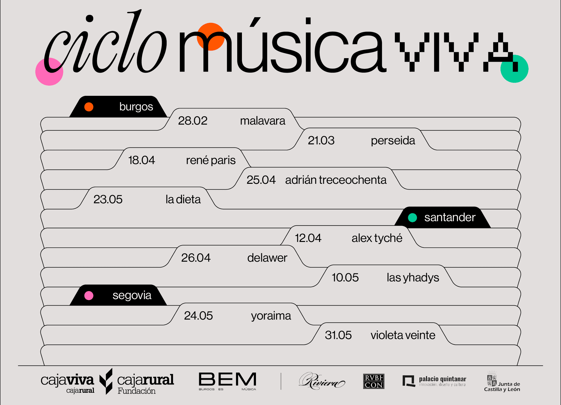 Ciclo Música Viva: Alex Tyché y Adrián TreceOchenta