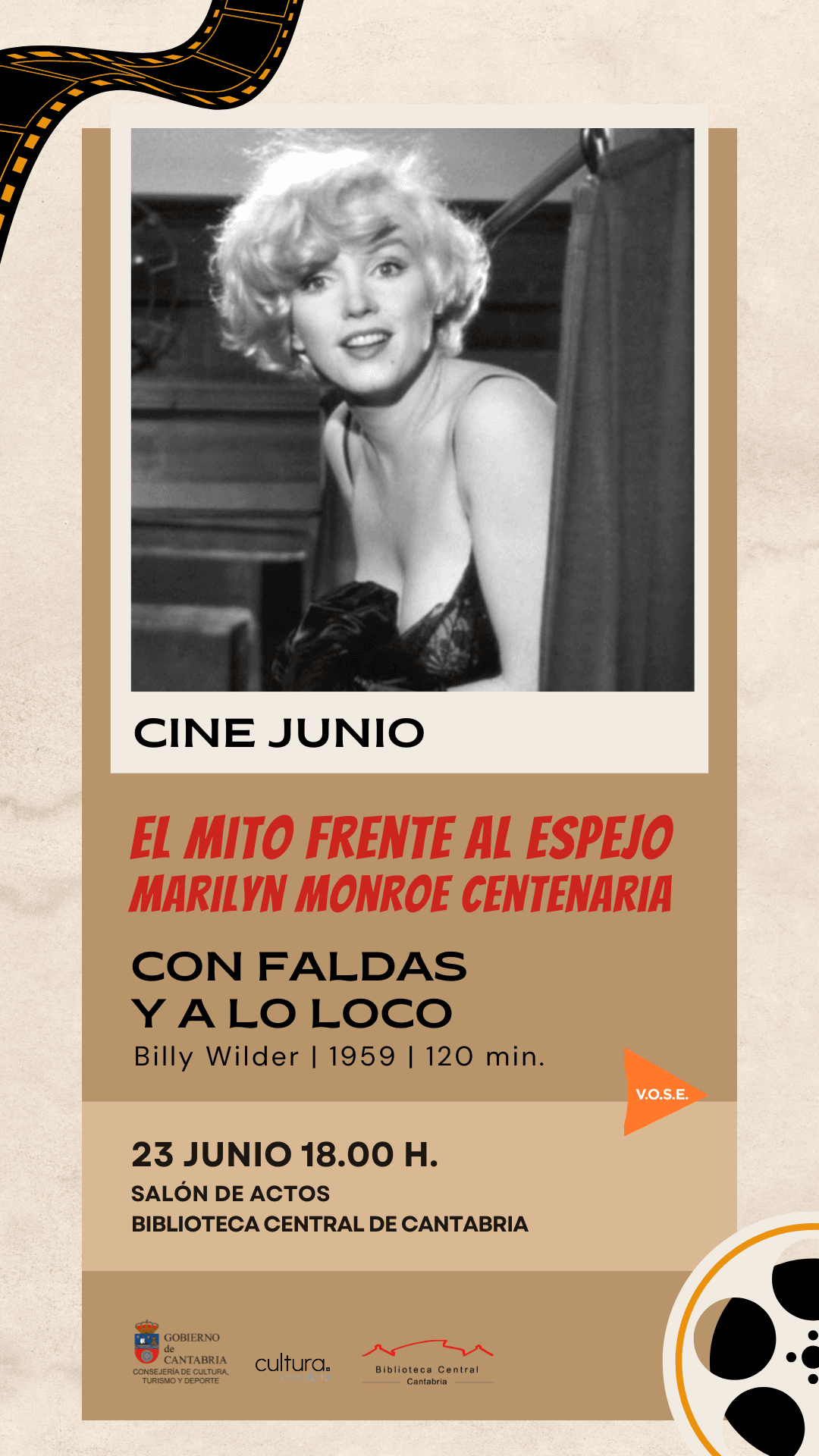 Marilyn Monroe centenaria: Con faldas y a lo loco, de Billy Wilder (V.O.S.E.)