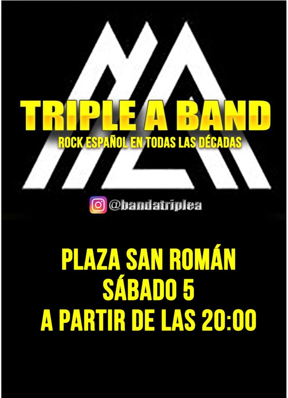 Triple A Band. Rock español en todas las décadas