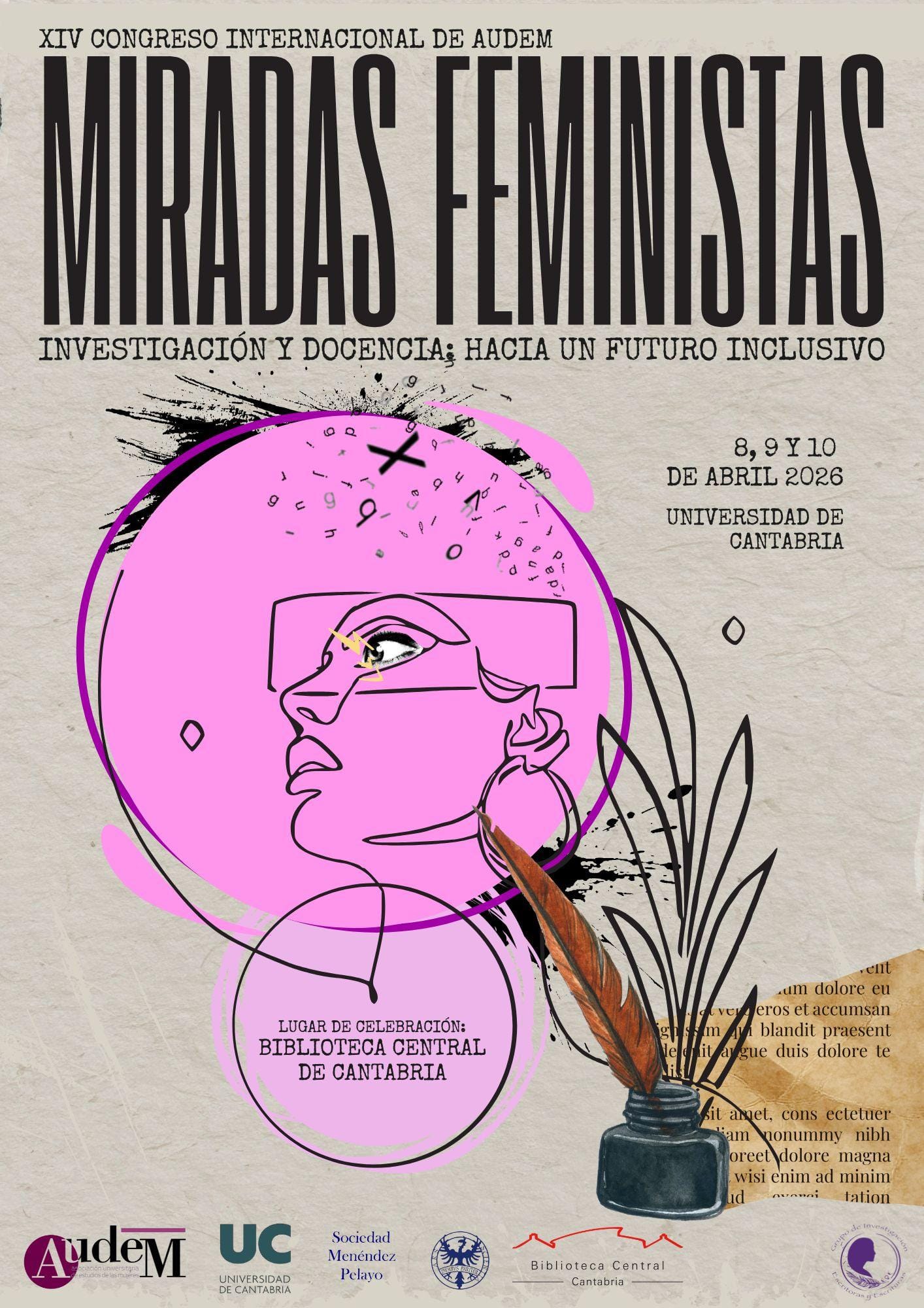 Miradas feministas: investigación y docencia hacia un futuro inclusivo. XIV Congreso Internacional de la Asociación de Estudios de las Mujeres