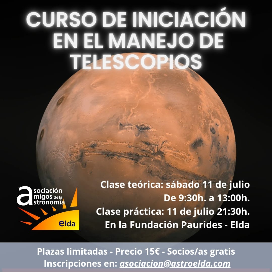 Curso de iniciación en el manejo de telescopios