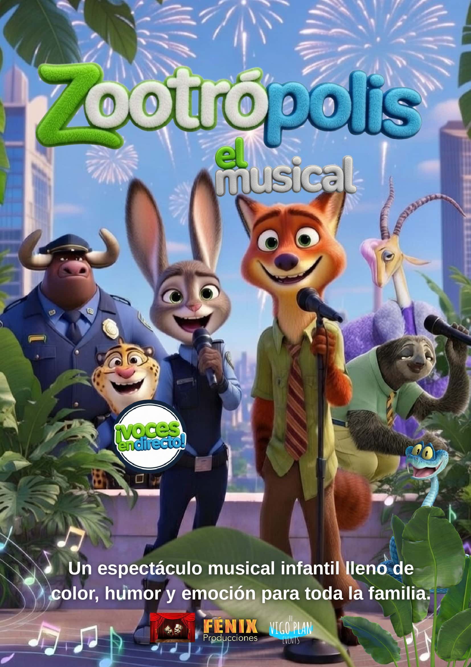 Zootrópolis, el Musical