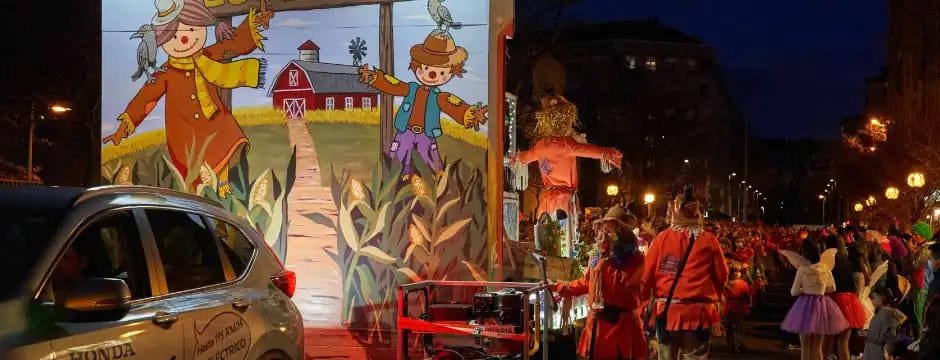 Desfile de las comparsas de Carnaval