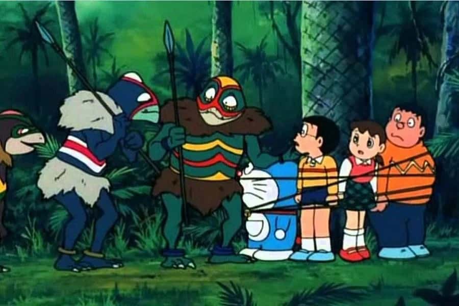 Doraemon eta zaldun mozorrodunak