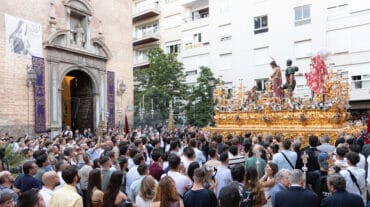 Salida extraordinaria del Señor de la Humildad por el centenario de la Hermandad de la Cañilla