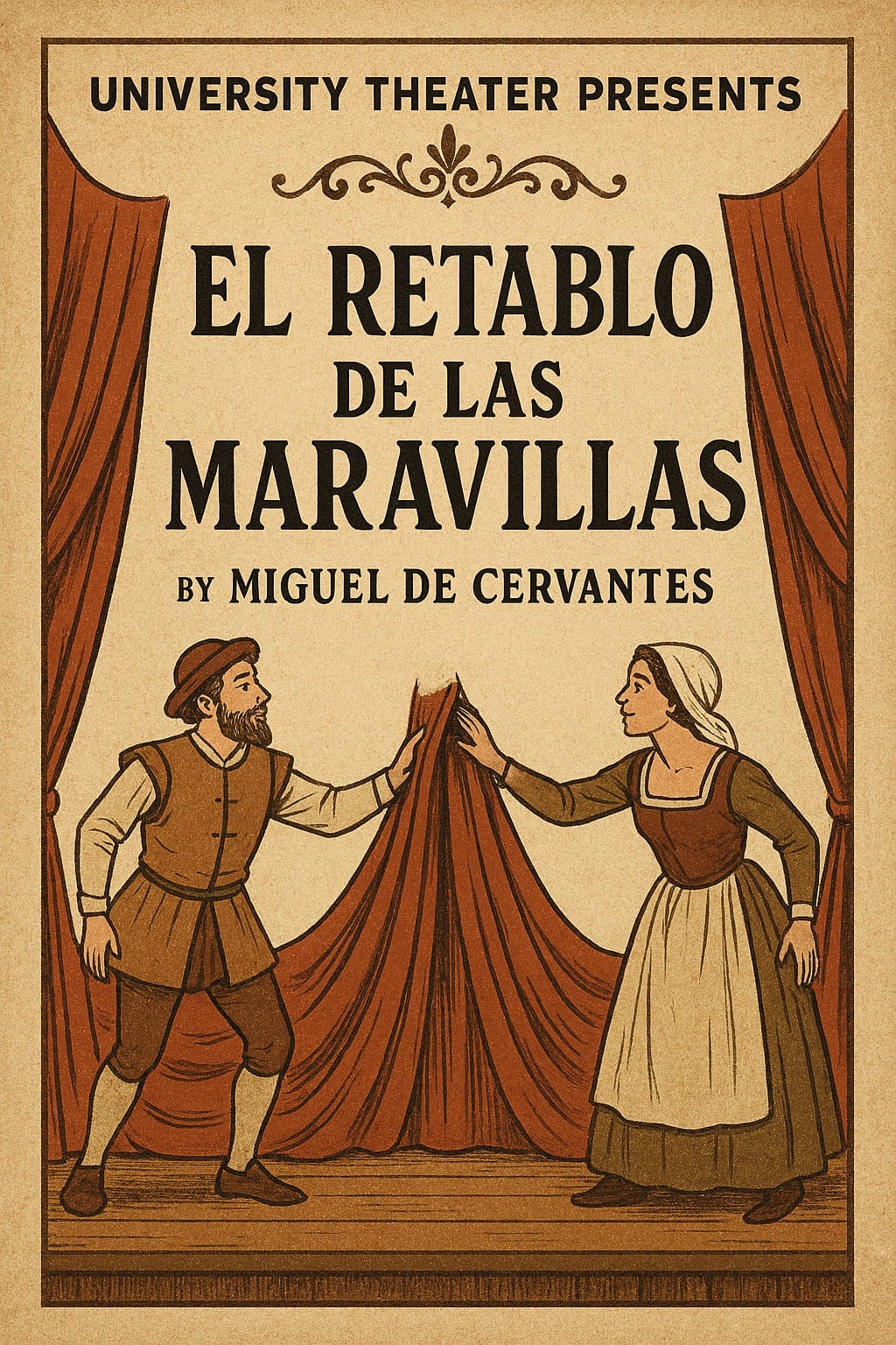 XXVIII Quincena de Teatro Universitario: 'El retablo de las maravillas'