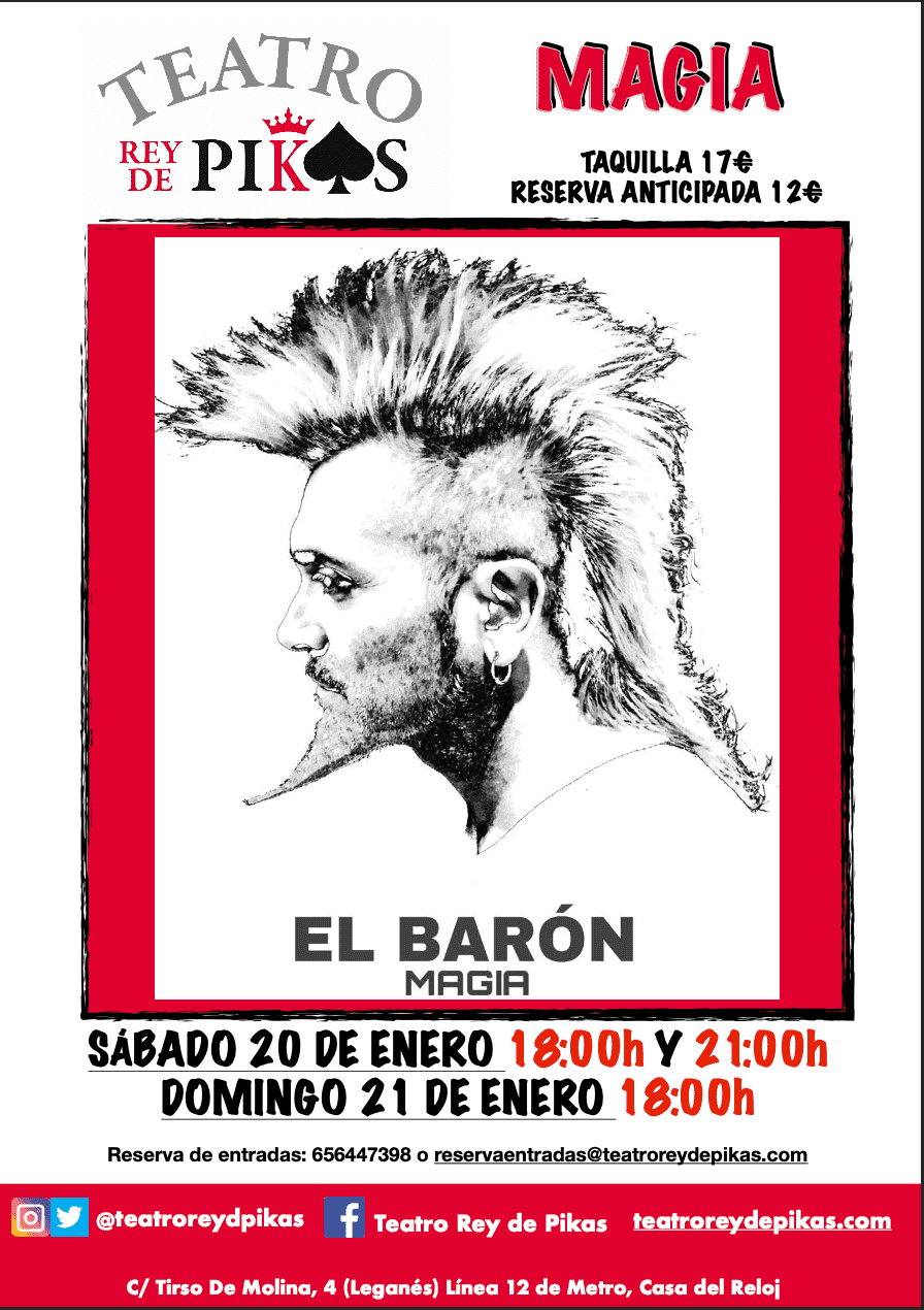 El Barón. Magia para todos los públicos con un mago especial