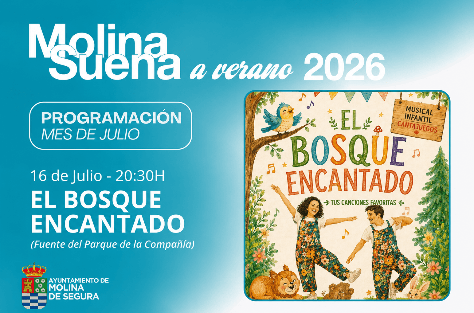 Musical infantil cantajuegos 'El bosque encantado'