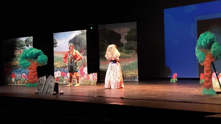 Representación de la ópera 'La flauta mágica' para escolares