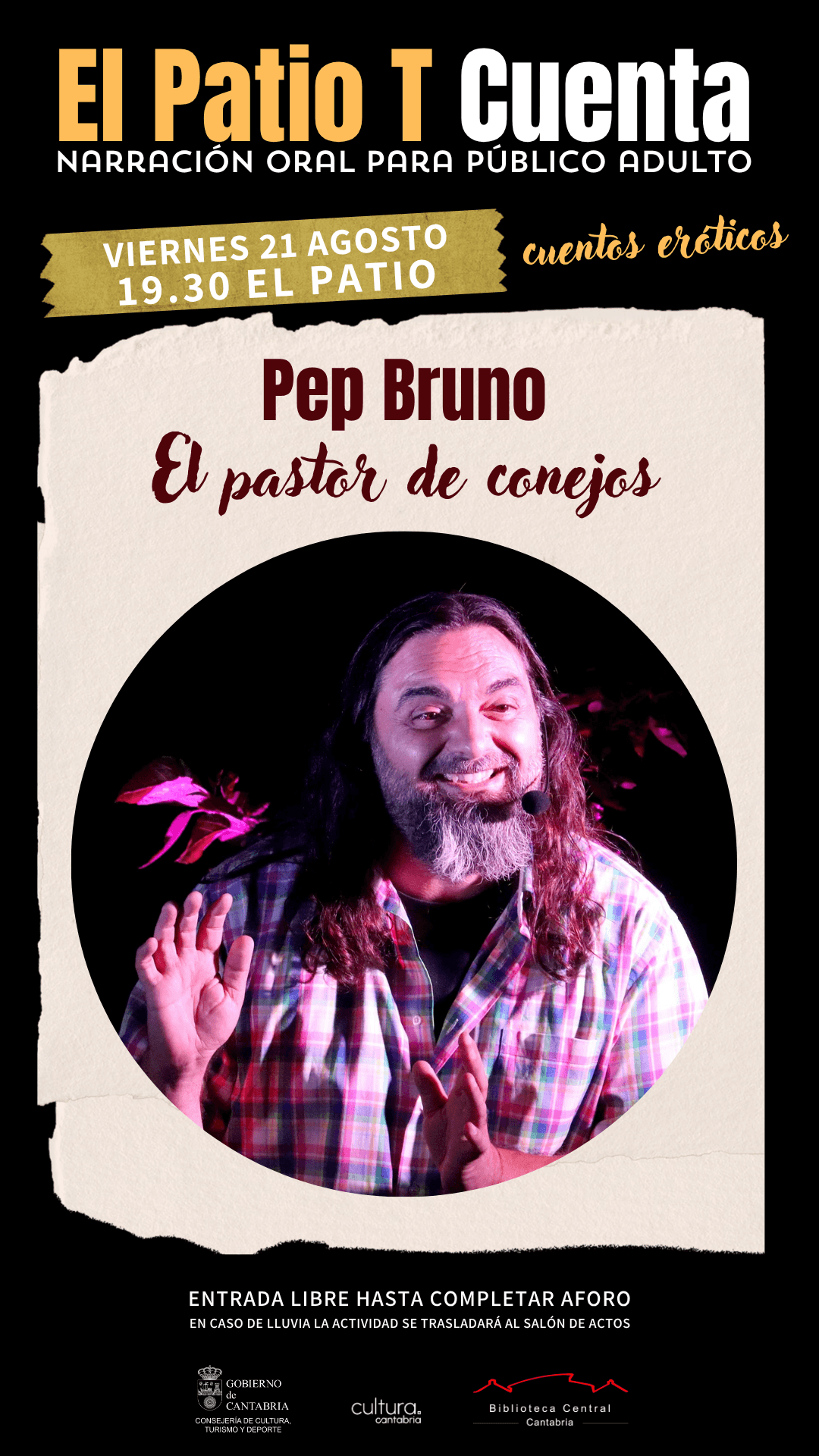 Pep Bruno, El pastor de conejos. Narración oral para público adulto