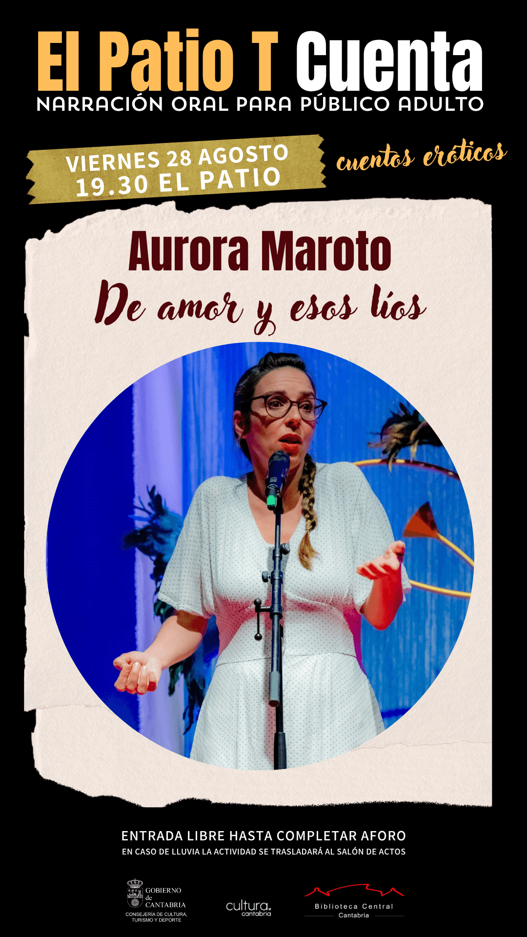 De amor y esos líos (relatos eróticos), con Aurora Maroto