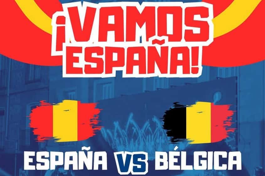 Retransmisión del partido España - Bélgica (Mundial)