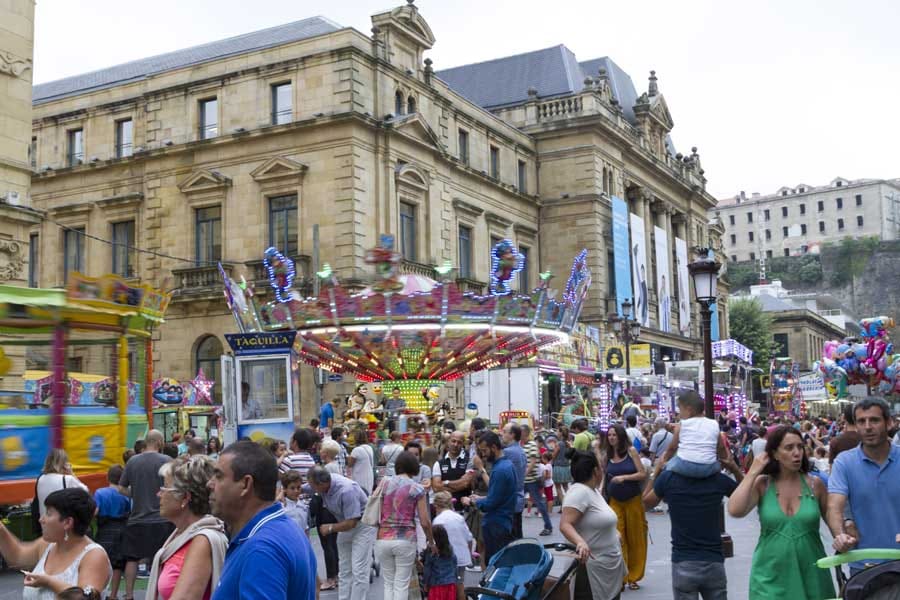 Ferial infantil en la plaza Gipuzkoa