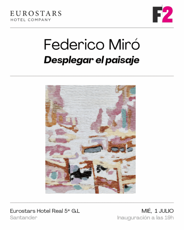 Inauguración de la exposición 'Desplegar el paisaje' de Federico Miró