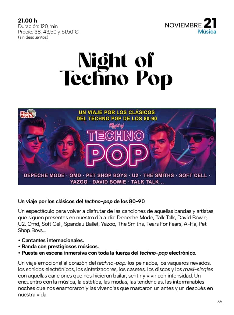 Night of Techno Pop