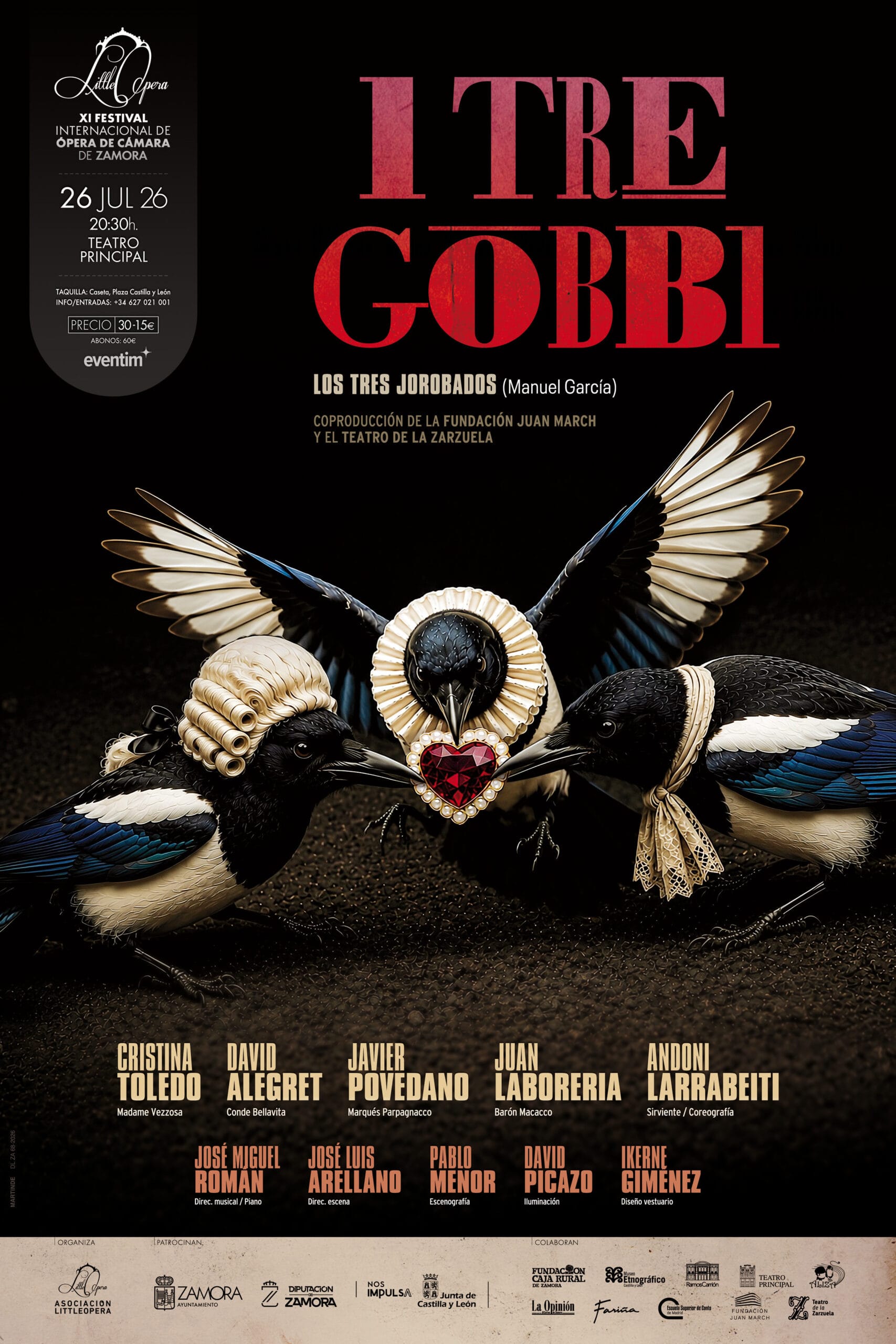 I Tre Gobbi (Los tres jorobados) - Little Opera 2026