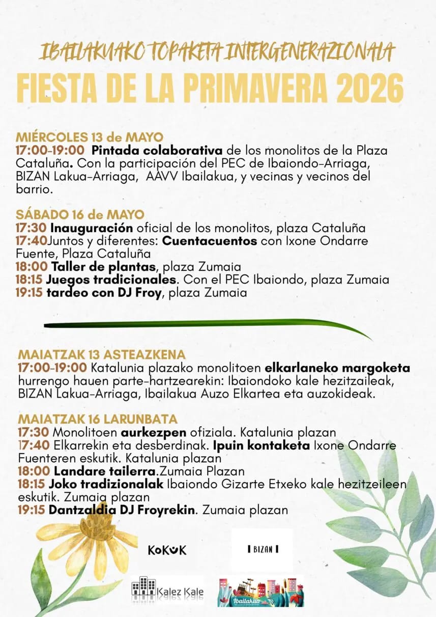 Fiesta de la Primavera en Ibailakua 2026