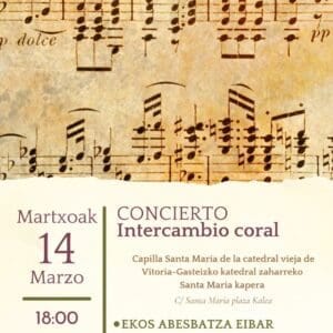 Concierto intercambio coral