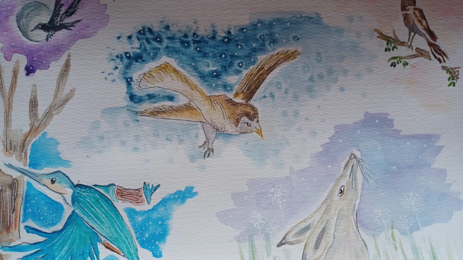 Art for All: Autumn Watercolour Vignettes (7 yrs+)