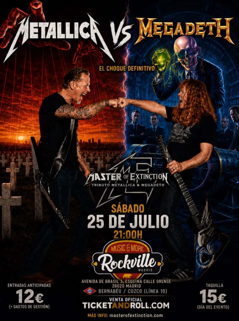 Metallica vs Megadeth: El choque definitivo