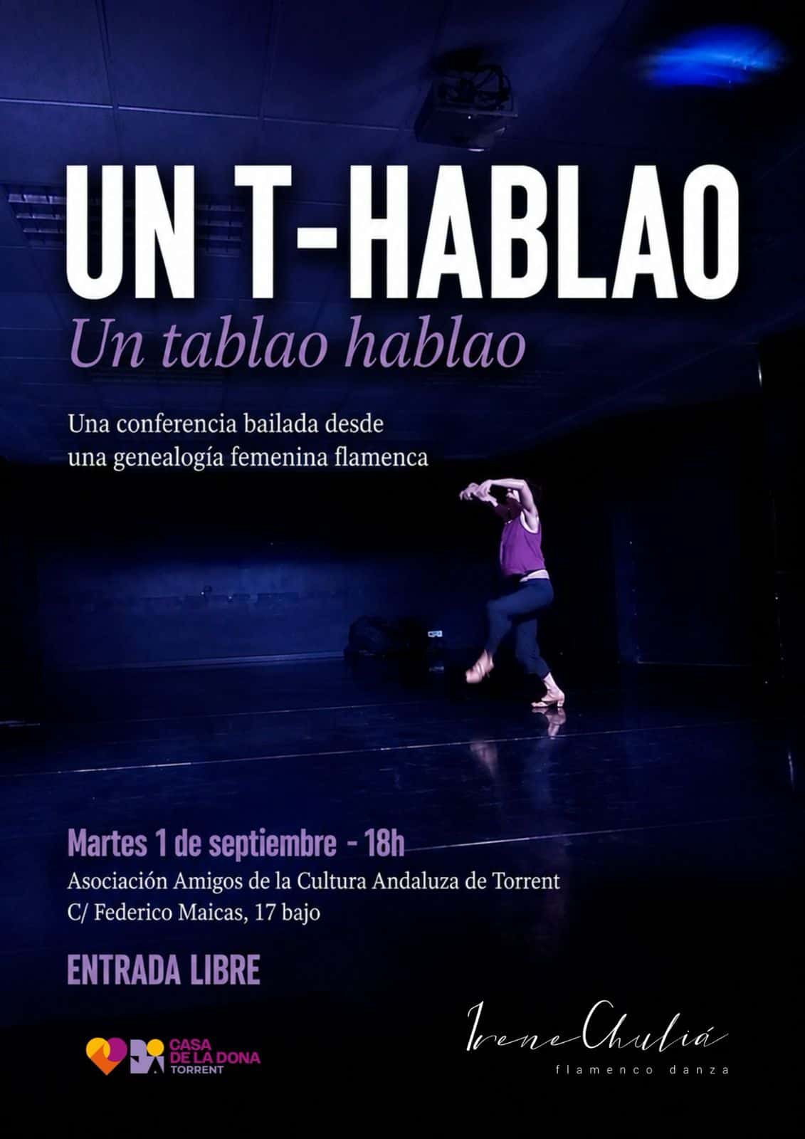 Un T-hablao. Un tablao hablao
