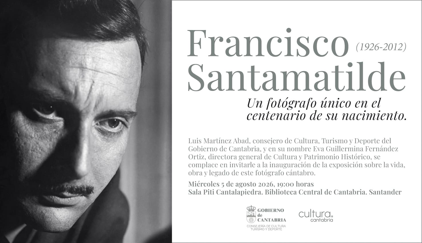 Inauguración de la exposición Francisco Santamatilde (1926-2012). Un fotógrafo único en el centenario de su nacimiento